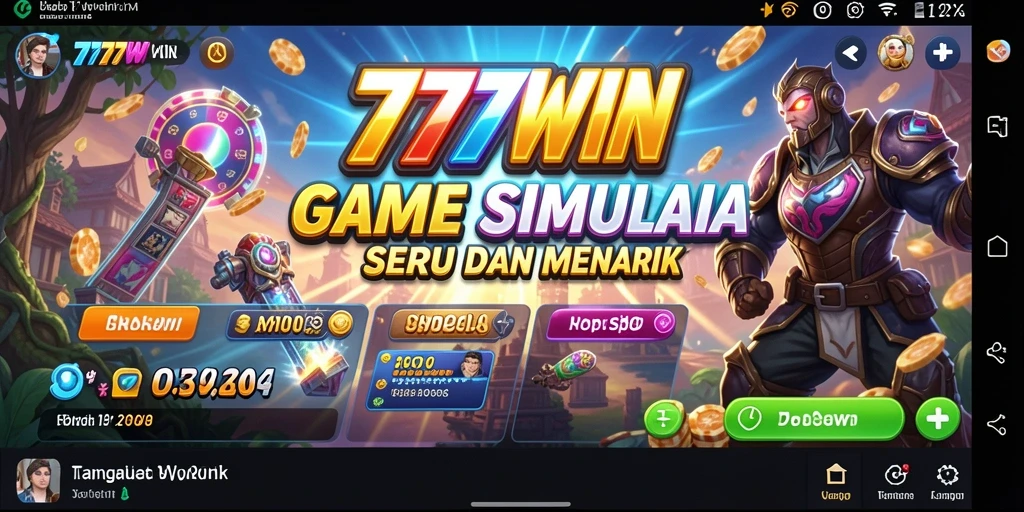 Tampilan gameplay seru dan interaktif dari 777WIN.