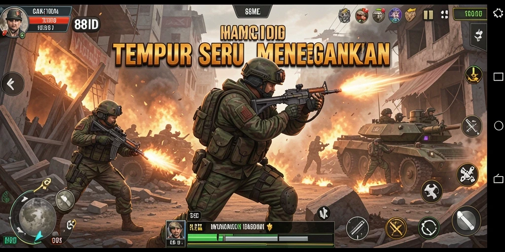 Tangkapan layar gameplay mendebarkan dari 88ID.