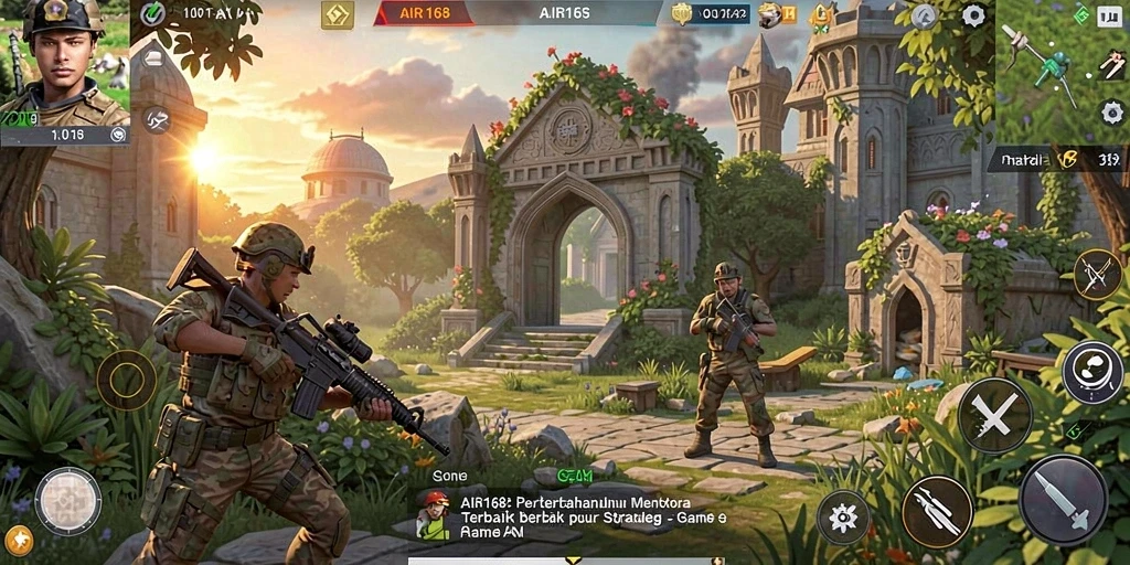 Tangkapan layar menampilkan aksi mendebarkan dari gameplay Tower Defense.