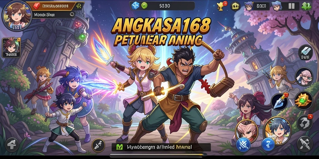 Gambaran pengambilan layar dari gameplay seru ANGKASA168.