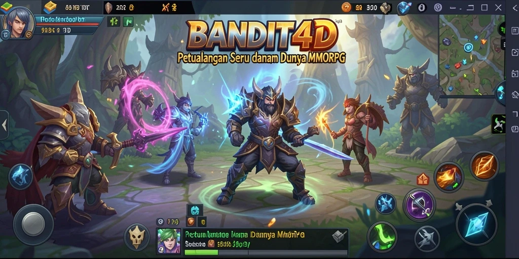 Tampilan screenshot gameplay BANDIT4D yang memukau dan penuh aksi.