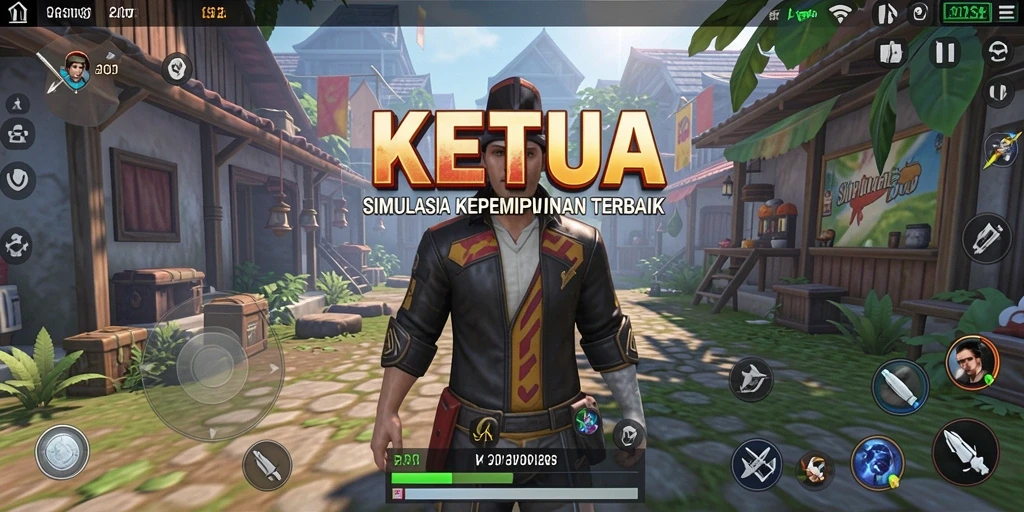Tampilan gameplay KETUA dengan fitur kepemimpinan yang menarik.