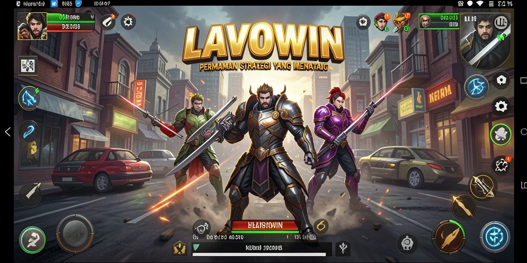 Tampilan gameplay menarik dalam LAVOWIN yang penuh strategi.