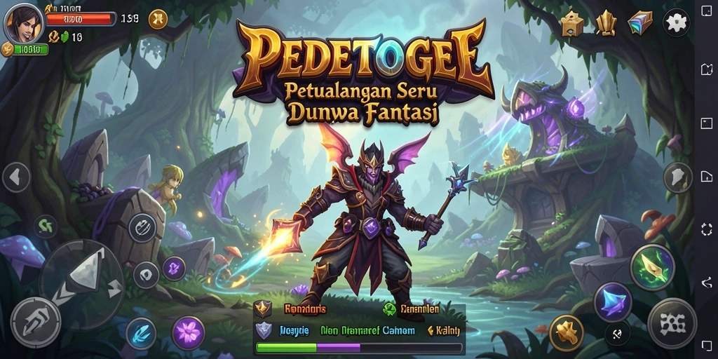 Tampilan gameplay PEDETOGEL yang penuh petualangan dan tantangan.