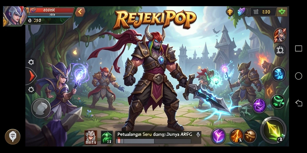Screenshot gameplay menyajikan aksi seru dalam dunia ARPG.