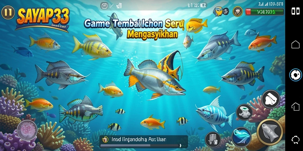 Gameplay seru Tembak Ikan dalam SAYAP33 yang memikat.