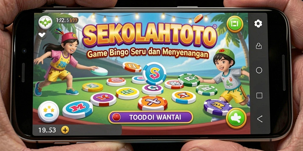 Tampilan menarik dari gameplay Bingo di SEKOLAHTOTO.