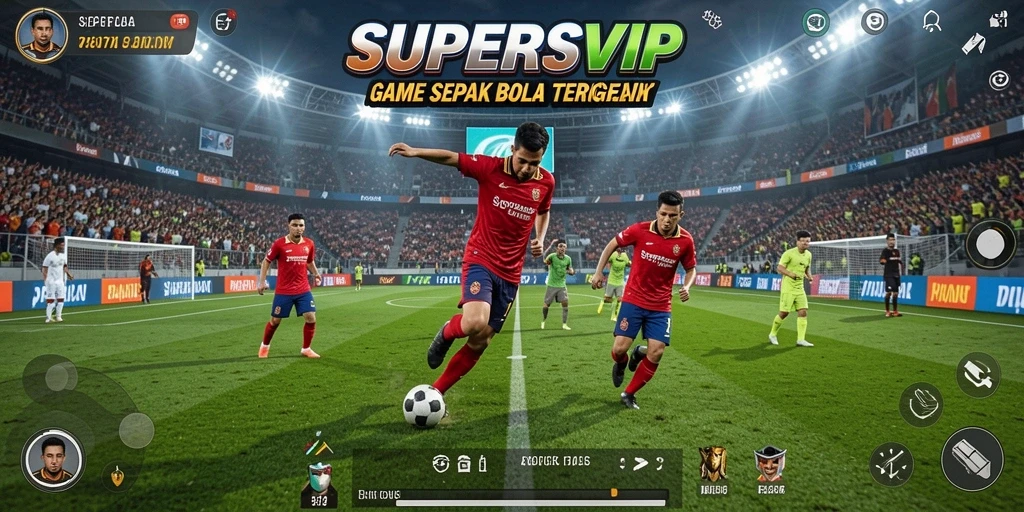 Tampilan gameplay seru di dalam SUPERSVIP yang penuh aksi.