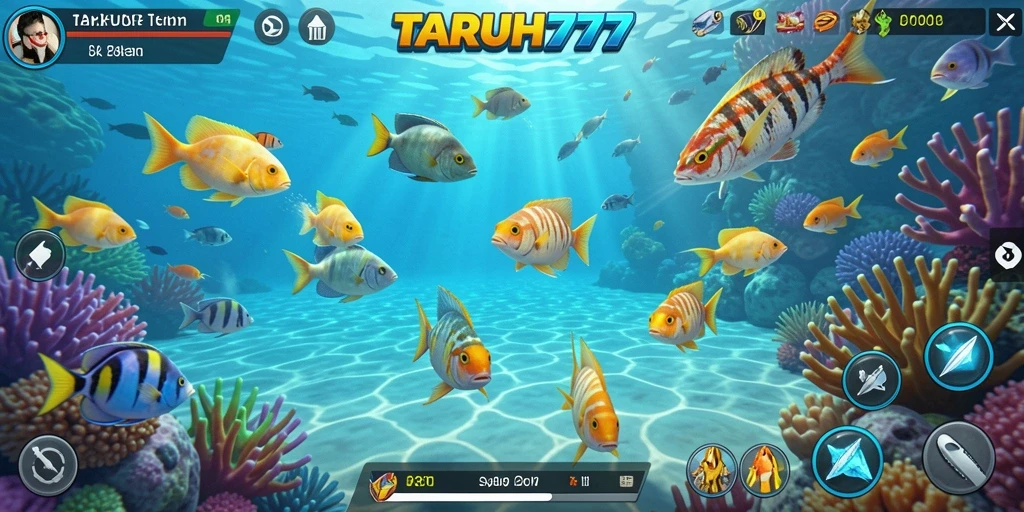 Tampilan menembak ikan seru di TARUH777.