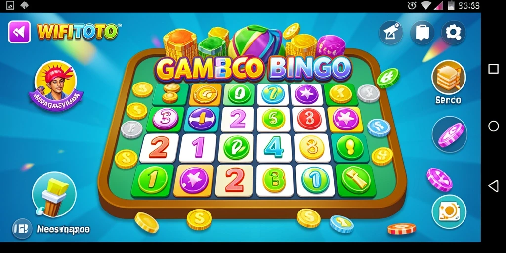 Tampilan gameplay Bingo yang seru dan interaktif.