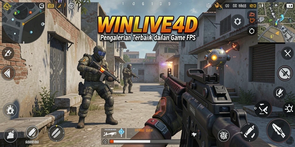 Gameplay seru dalam <strong>WINLIVE4D</strong> dengan aksi tembak-menembak yang mendebarkan.